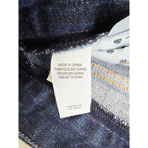 Lucky Brand 29X33 Size 8 Regular Women Sweet Jean Boot Blue Denim Logo Tag Jeans - Picture 14 of 14